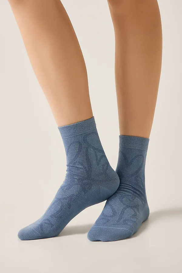 CONTE CLASSIC Носки женские CONTE ELEGANT, светлый джинс - фото 1