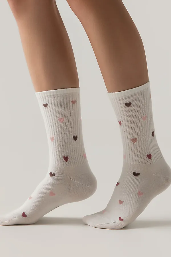 CONTE ACTIVE Удлиненные женские хлопковые носки CONTE ELEGANT, молочный - фото 1