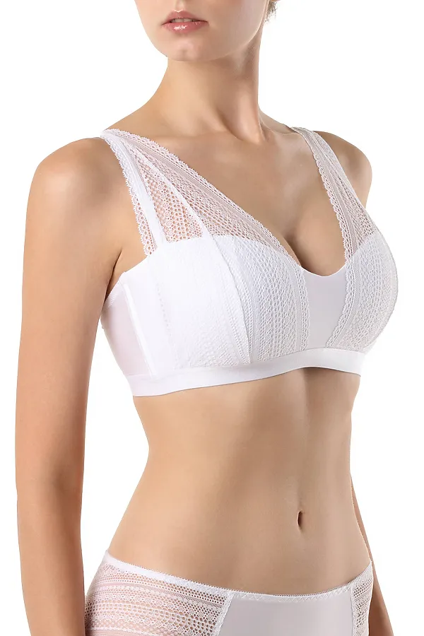 CONTE VINTAGE RB7115 Бюстгальтер дублированный CONTE ELEGANT, white - фото 1