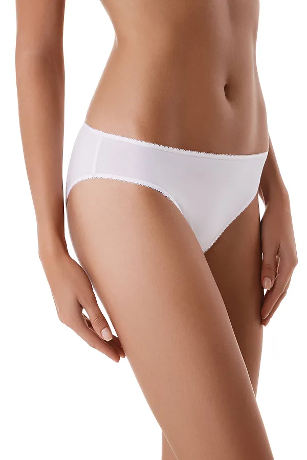 CONTE SENSUELLE RP3025 Трусы женские «слип» со средней линией талии CONTE ELEGANT, white - фото 1