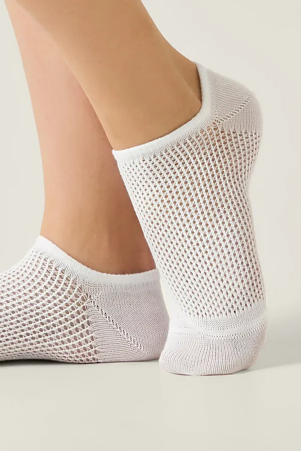 CONTE Носки женские хлопковые ACTIVE (ультракороткие) CONTE ELEGANT, white - фото 1