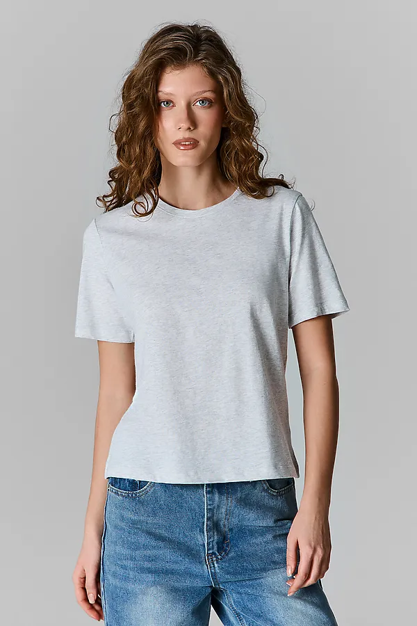 Футболка женская MARK FORMELLE, св.серый меланж 4306-а - фото 1