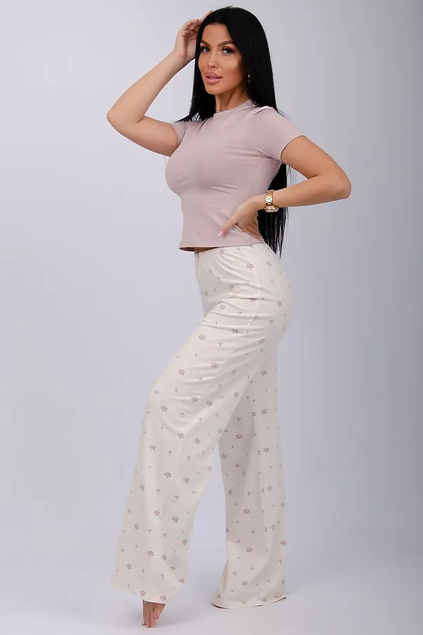 Пижама с брюками Флоранс НАТАЛИ, сухая роза - фото 1
