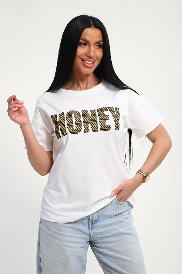 Футболка 85665 НАТАЛИ, белый - фото 1