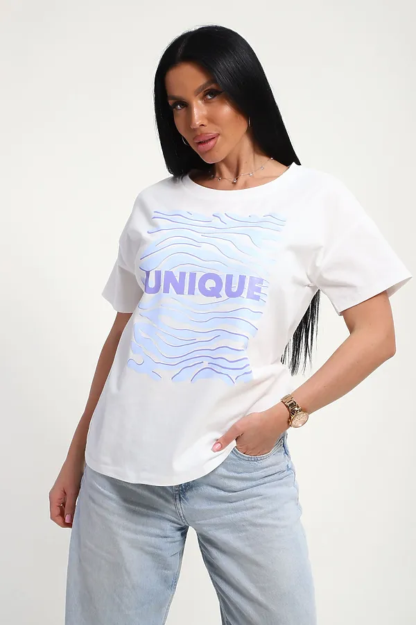 Футболка 85663 НАТАЛИ, белый - фото 1