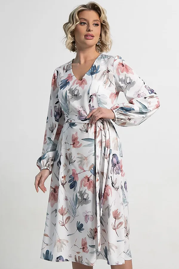 Платье Надежда LADY TAIGA, белое - фото 1