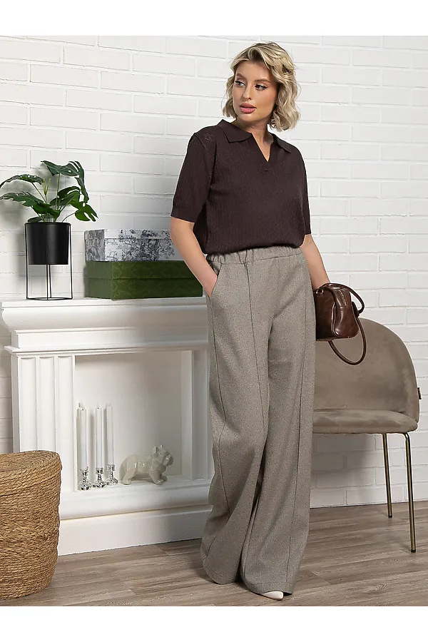 Брюки Космо LADY TAIGA, бежевые - фото 1