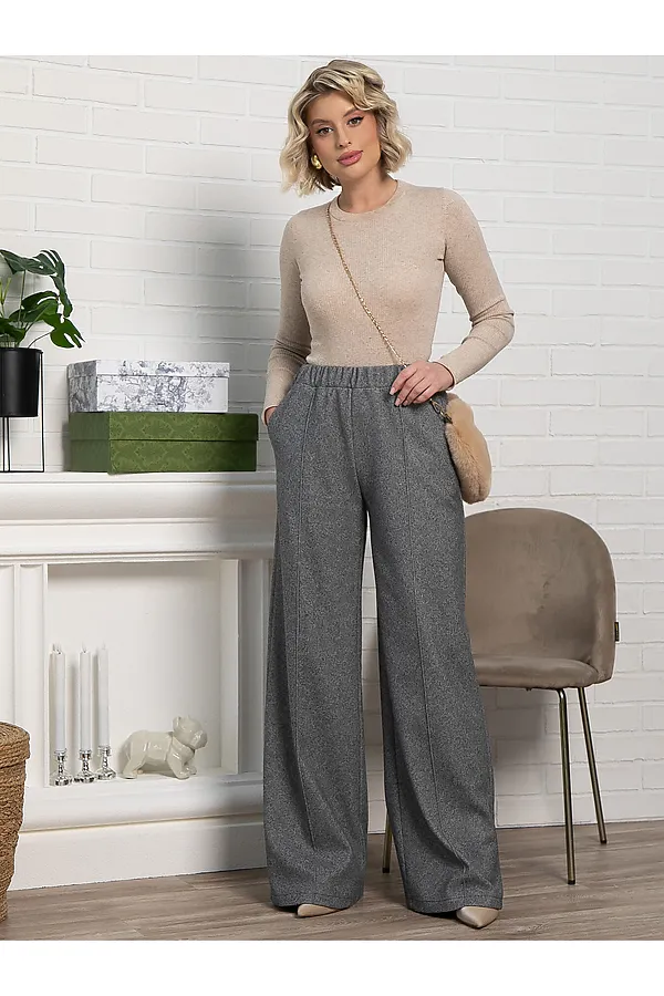 Брюки Космо LADY TAIGA, черно-белые - фото 1