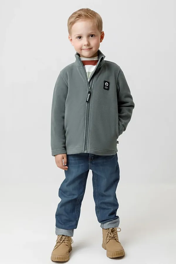 Толстовка CROCKID, зеленый - фото 1