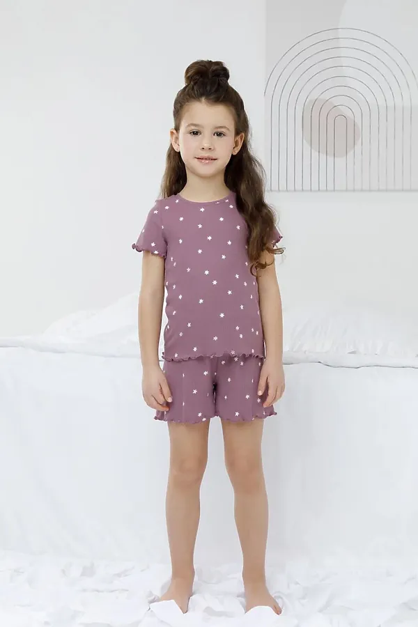 Пижама CROCKID, темная орхидея - фото 1