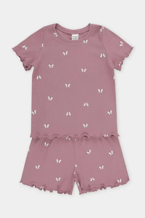 Пижама CROCKID, темно-розовый - фото 1