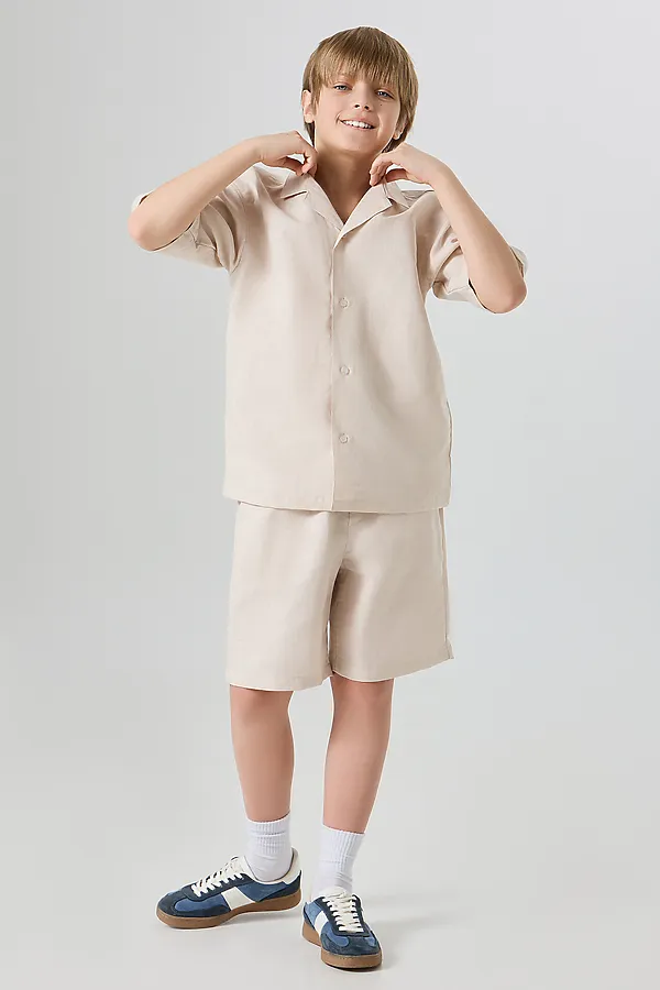 Костюм для мальчиков (жакет, шорты) MARK FORMELLE, платина - фото 1