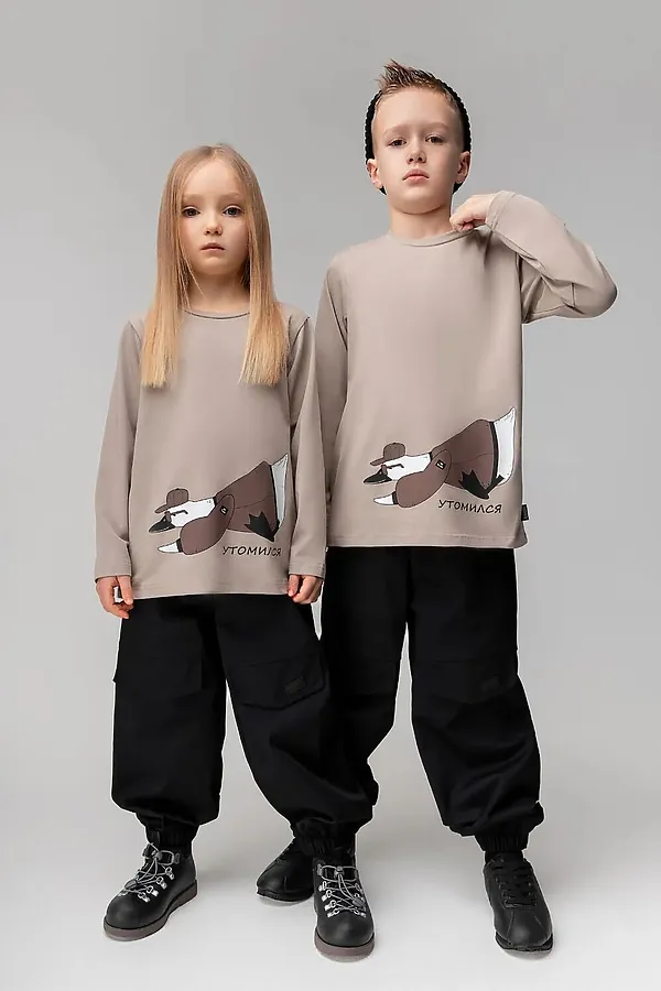 Лонгслив BODO-S, бежевый - фото 1