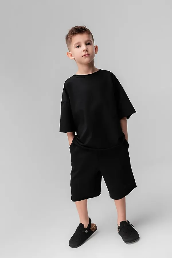 Костюм (Футболка+Шорты) BODO-S, черный - фото 1