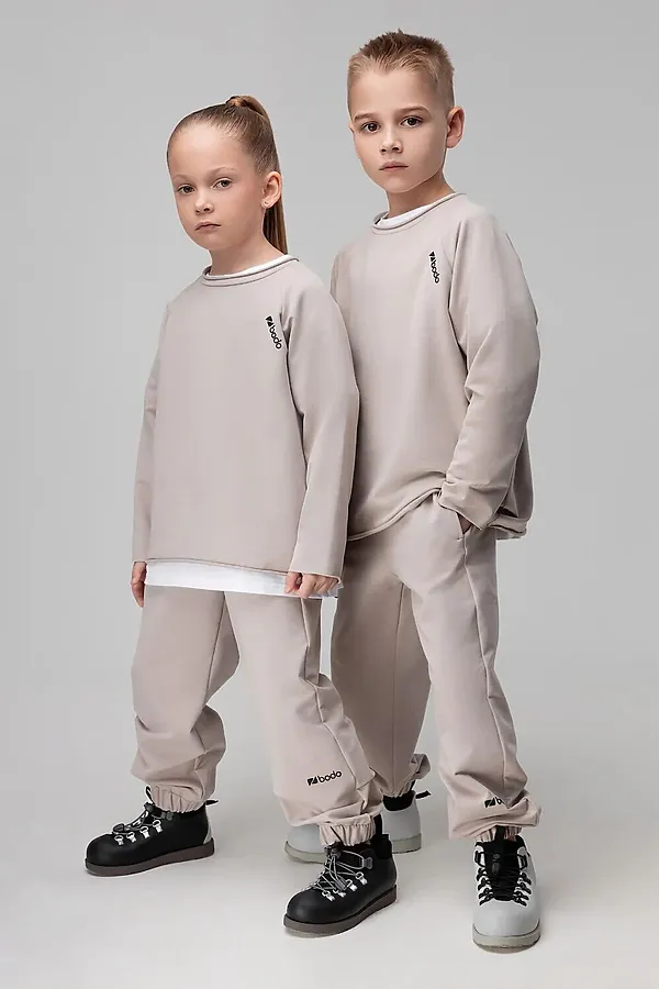 Костюм (Джемпер+Брюки) BODO-S, светло-бежевый - фото 1