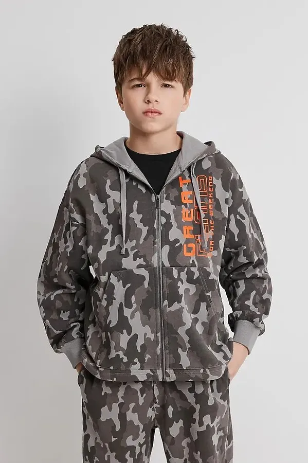 Куртка (толстовка) ACOOLA, серый - фото 1