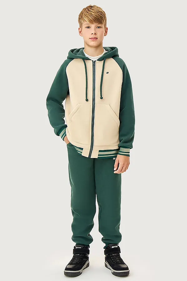 Костюм NIKASTYLE, изумруд/беж - фото 1