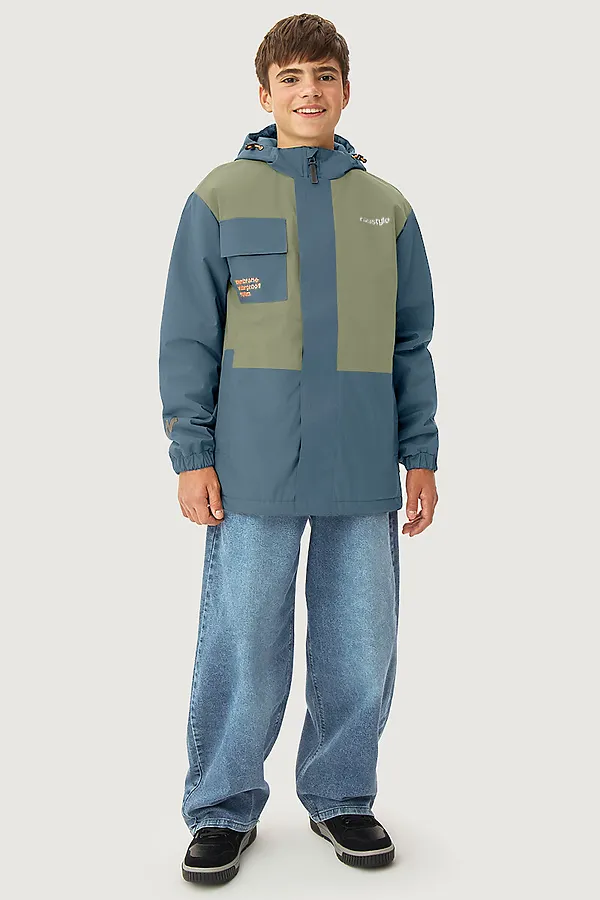 Куртка NIKASTYLE, деним/фисташка - фото 1