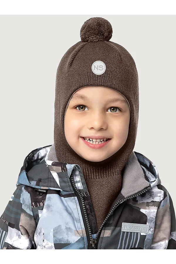 Балаклава NIKASTYLE, кофе - фото 1