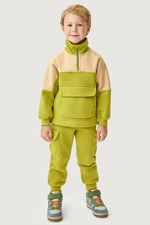 Костюм NIKASTYLE, салат/беж - фото 1