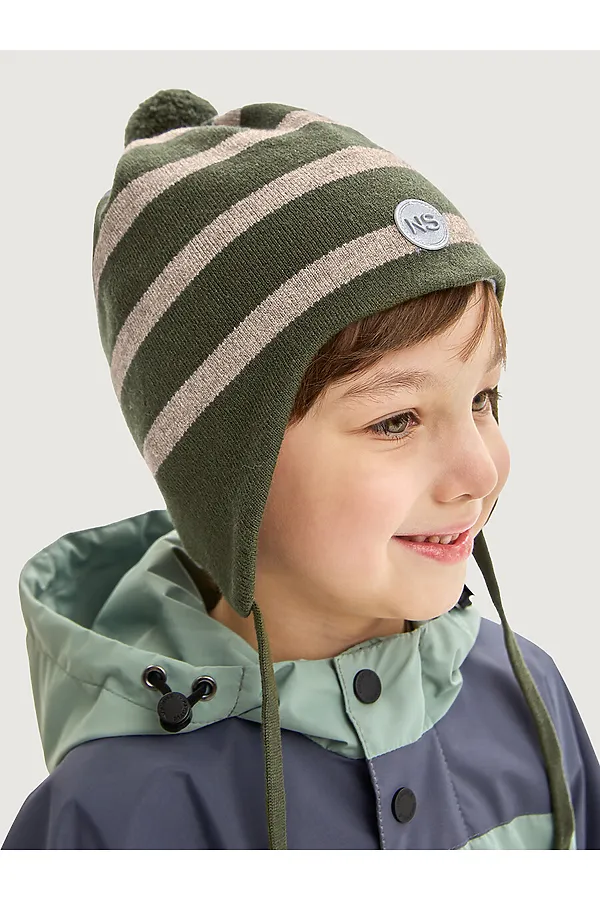 Шапка NIKASTYLE, мох/беж - фото 1