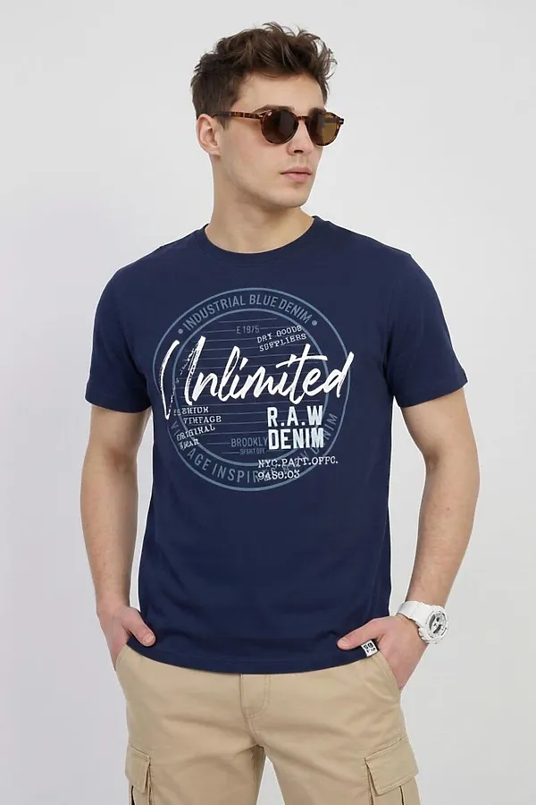 Футболка F5, темно-синий - фото 1