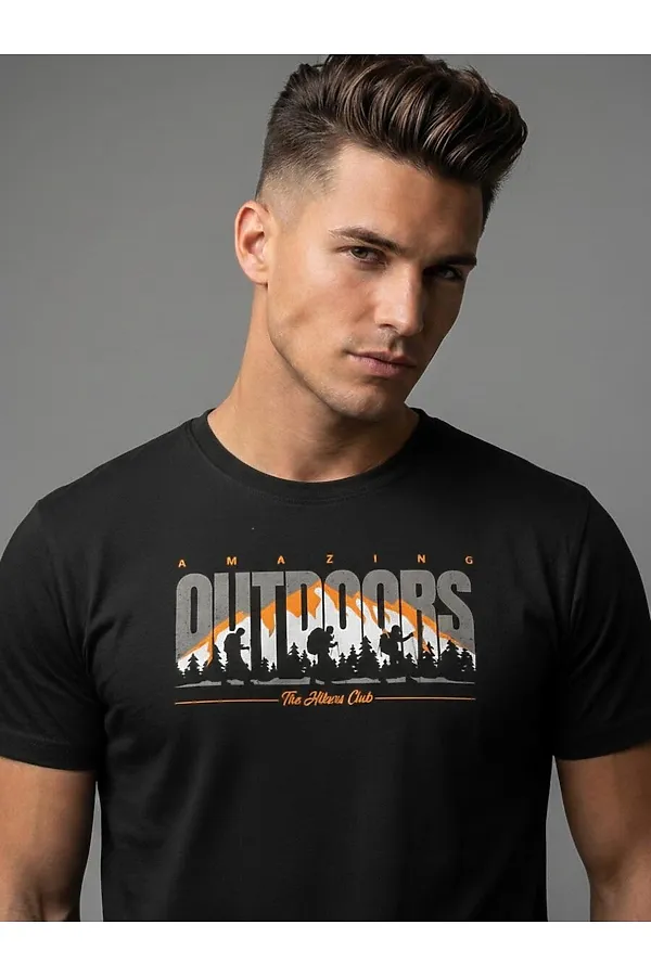 Футболка F5, черный - фото 1