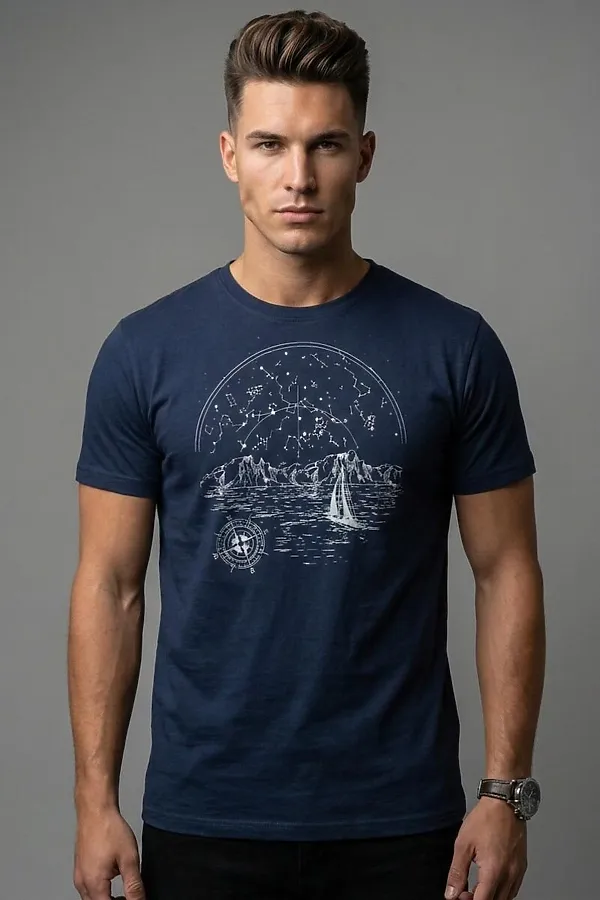 Футболка F5, темно-синий - фото 1