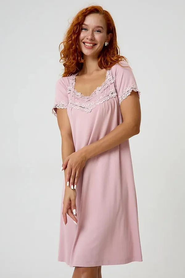 Сорочка Барбара НАТАЛИ, розовый - фото 1