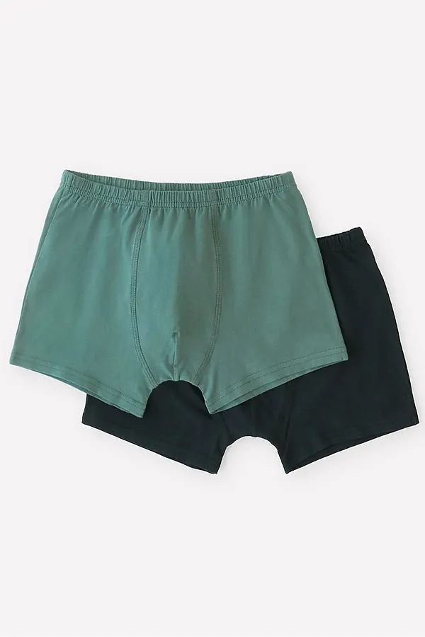 Трусы, 2 шт. CROCKID, темный малахит,индиго - фото 1