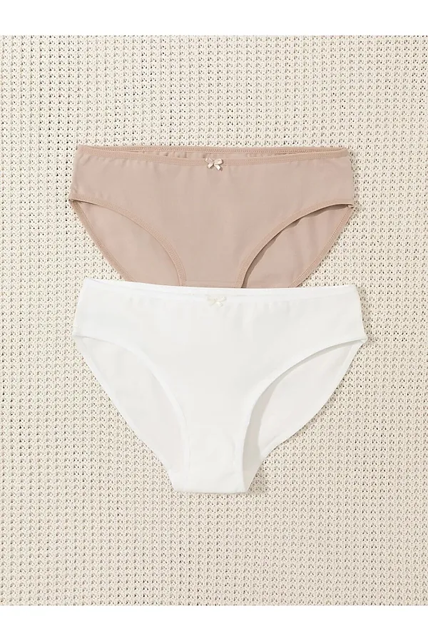 Трусы 2 шт. CROCKID, нюдовый беж - фото 1