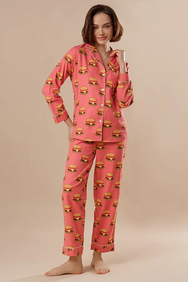 Женская пижама INDEFINI, розовый - фото 1