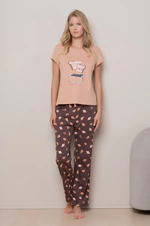 Женская пижама INDEFINI, мультиколор - фото 1