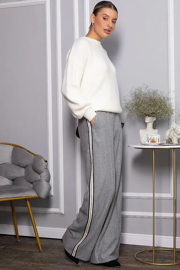 Брюки Аларика LADY TAIGA, серые - фото 1