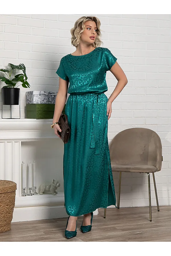 Платье Мэри НЬЮ LADY TAIGA, изумруд - фото 1