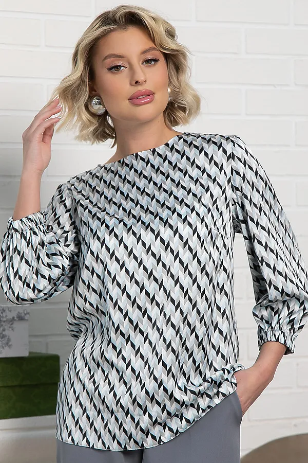 Блуза Прерия LADY TAIGA, голубая - фото 1