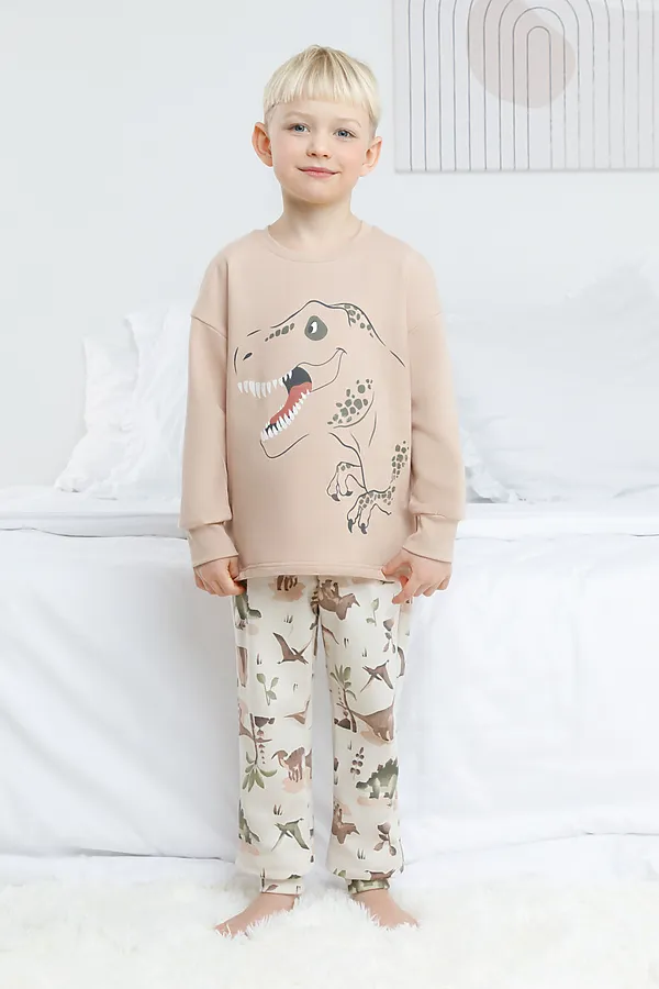 Пижама CROCKID, бежевый - фото 1