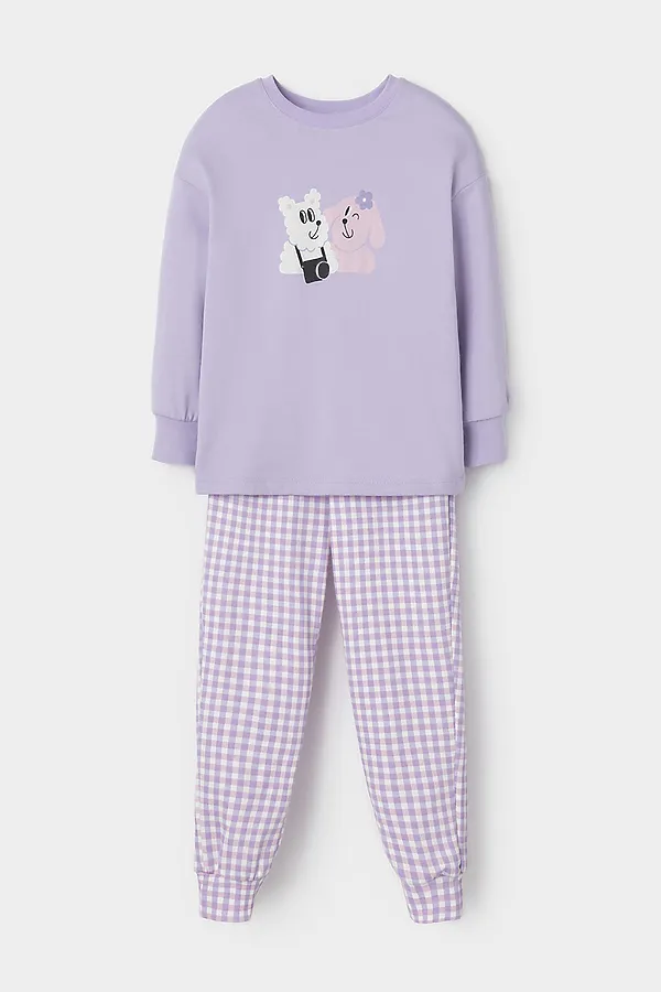 Пижама CROCKID, лиловый - фото 1
