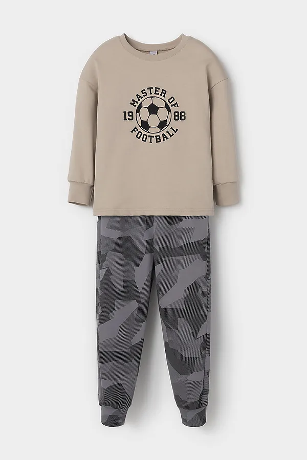 Пижама CROCKID, светло-коричневый - фото 1