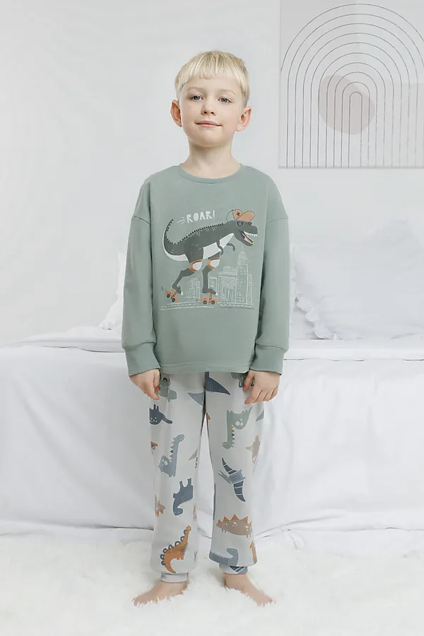 Пижама CROCKID, мята - фото 1