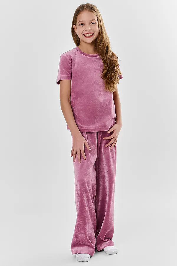 Комплект для девочек (джемпер, брюки) MARK FORMELLE, дымчато -розовый - фото 1