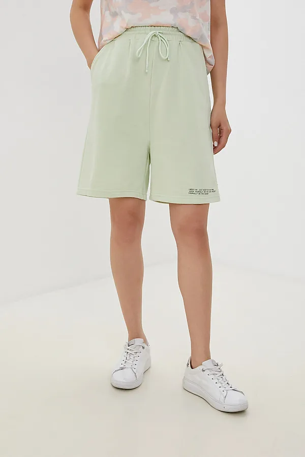 Женские шорты INDEFINI, зеленый - фото 1