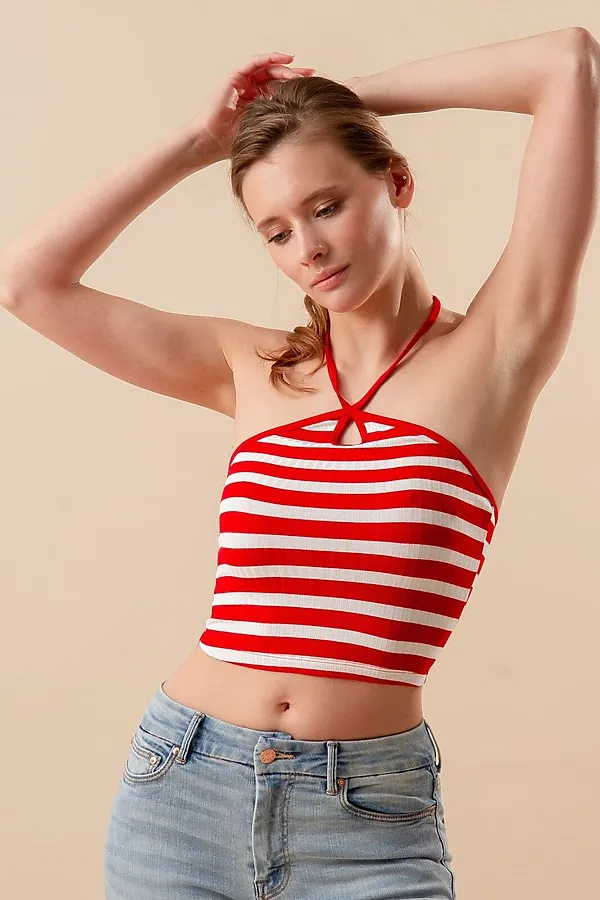 Топ INDEFINI, красный - фото 1