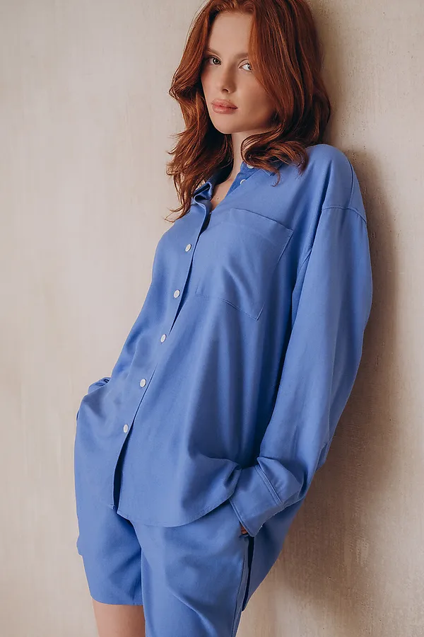 Костюм женский INDEFINI, синий - фото 1