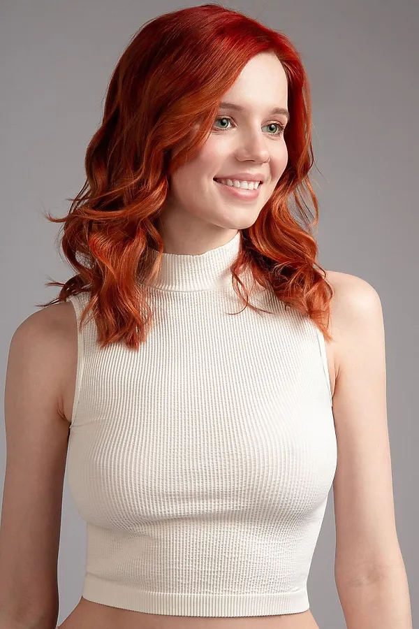 Женская майка INDEFINI, молочный - фото 1