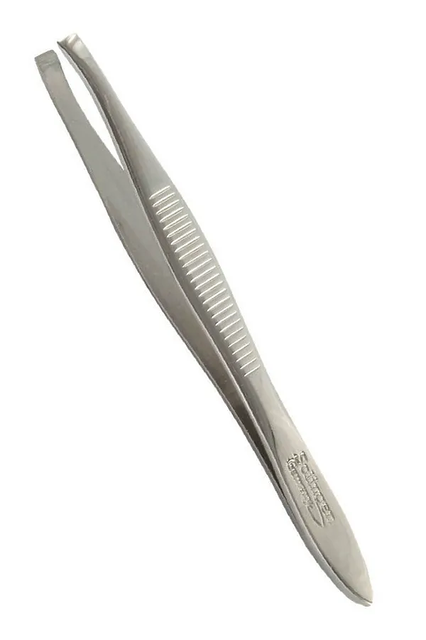 Solinberg Пинцет для бровей 250-F251, прямой, 9 см KRISTALLER, - - фото 1