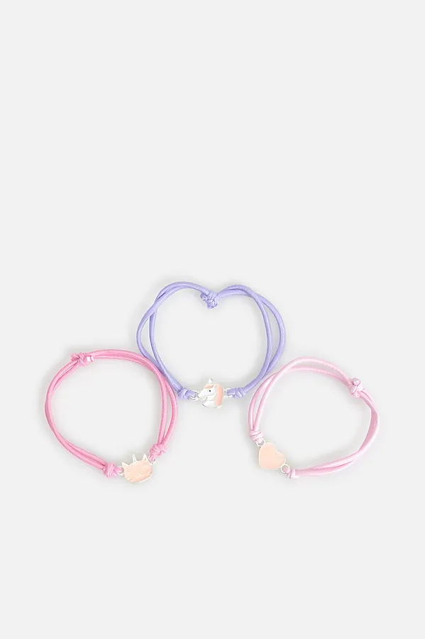 Набор из 3 браслетов ACOOLA, разноцветный - фото 1