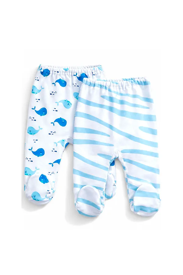 Ползунки 2 шт YOULALA, голубой - фото 1