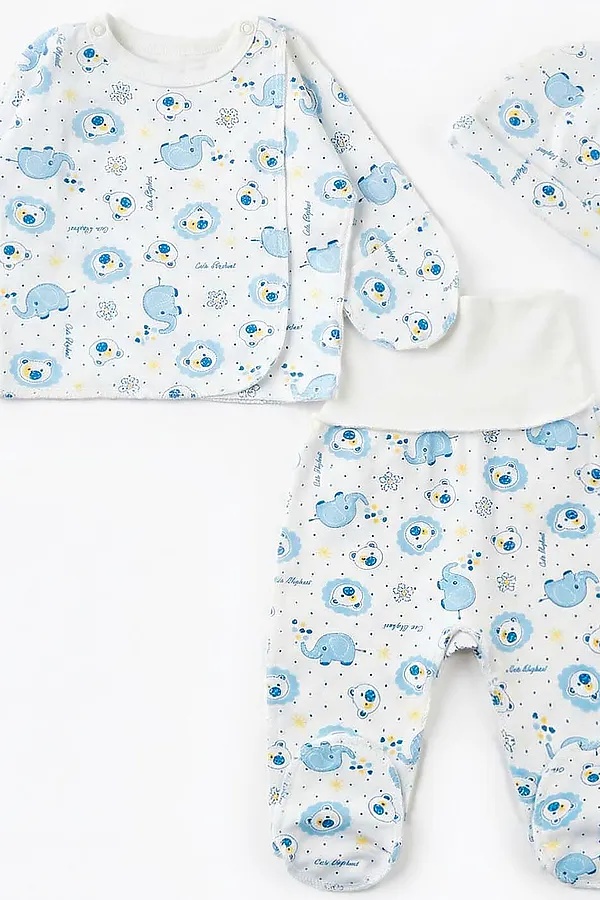 Комплект интерлок YOULALA, голубой - фото 1