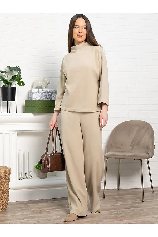 Костюм флисовый Дыхание зимы LADY TAIGA, светло-бежевый - фото 1